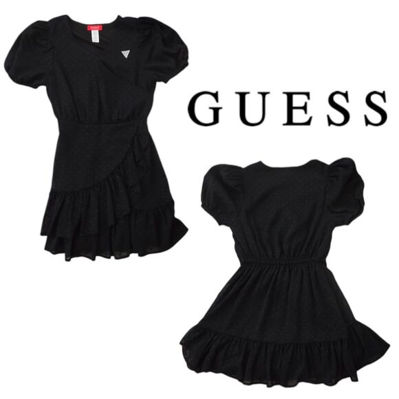 Little Girls Youth Black Wednesday, Goth, Size Medium Knee Length Dress - Picture 6 of 6